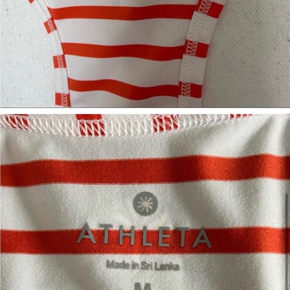 Athleta striped tank medium - Picture 5 of 5